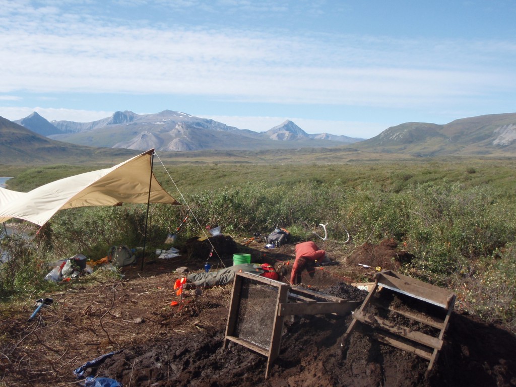 A prehistoric excavation in the Brooks Range 